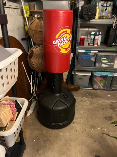 Used red century - punching, bag