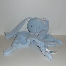 Doudou Lapin Tex - Bleu étoiles