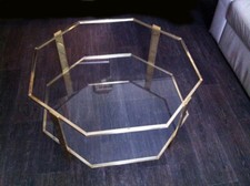 Table basse octogonale en