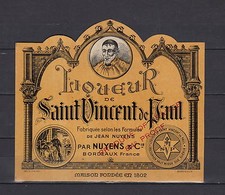 Ancienne étiquette Liqueur de