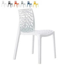 Chaise Colorée Design Polypropylène Empilable en Plastique Gruvyer Grand Soleil