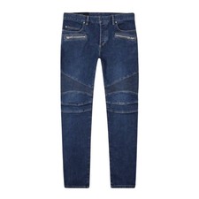 "Balmain" Jean bleu effet usé