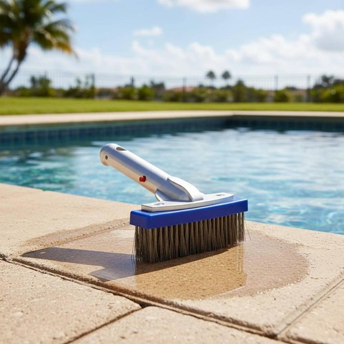Brosse pour bassin - brosse, à