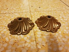 1 bobèche ou rosace bronze ou