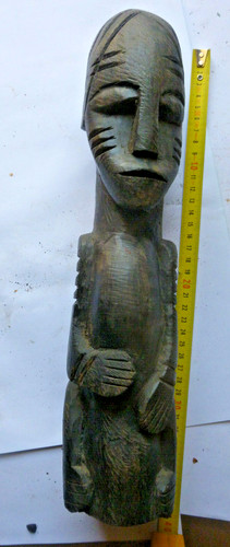 Ancienne statue art africain - statue,