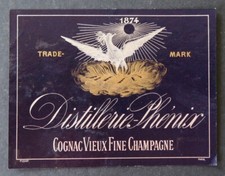 Ancienne étiquette COGNAC
