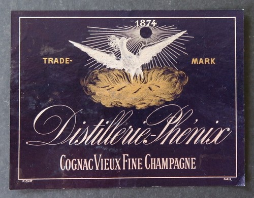 Ancienne étiquette cognac - ancienne,