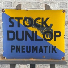 Plaque émaillée DUNLOP