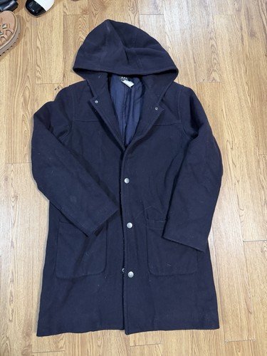 Apc wool parka size small - wool,