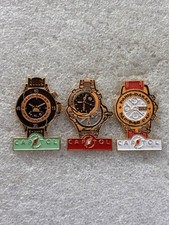 Lot 3 X pin's Capitol Paris Dakar Le Cap  cadran montre watch Bracelet Horloge