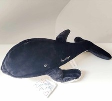 Peluche/Doudou Baleine/Orque Noir Et Blanc Velours Côtelé 48cm  -  Sergent Major