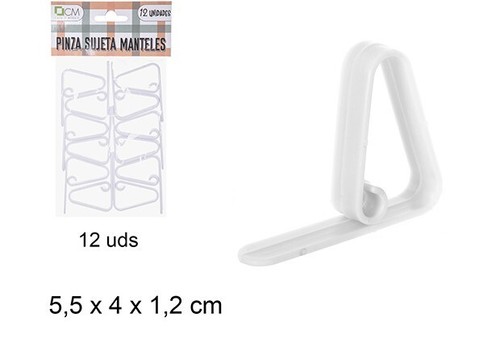 Pinces nappe blanches en - nappe,