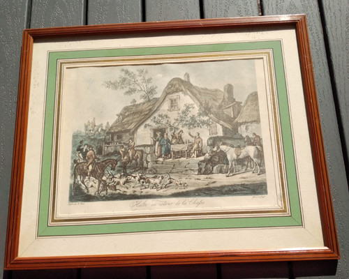 Ancienne lithographie gravure - ancienne,