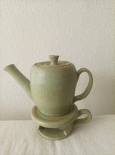 Théière en grés avec