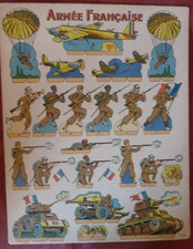 planche découpage. Soldats a