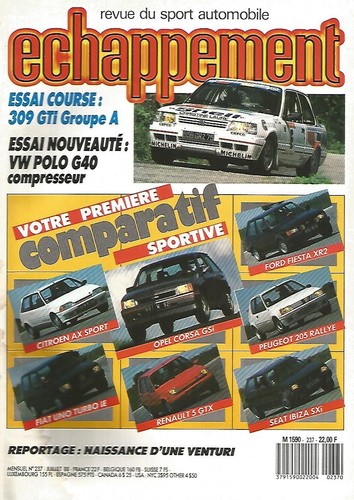 Echappement 237 309 gti - echappement, n°237