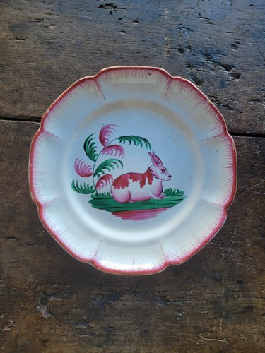 Assiette plate faïence les - faïence,