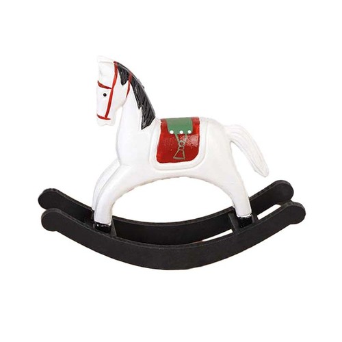 Figurine cheval bascule en - à,