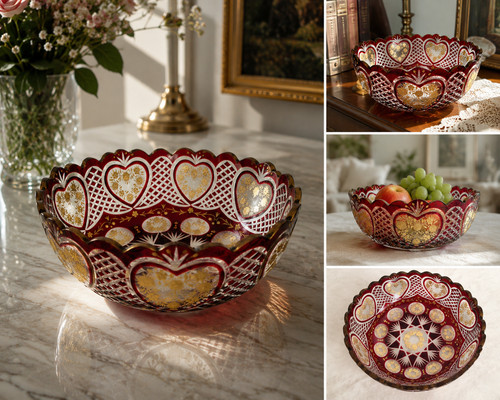Coupe ancienne cristal de - ancienne,