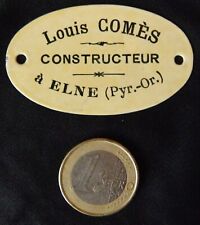 ancienne plaque fer (no