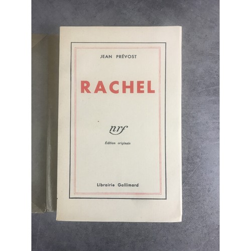 Jean prévost rachel édition - rachel,