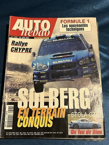 Auto hebdo autohebdo 1398 - hebdo,