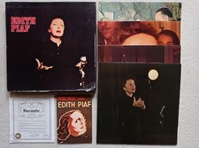 COFFRET 4 LP 33T EDITH PIAF "Edith Piaf" + Livre 511 SM 1/2/3/4 FRANCE 1975 -