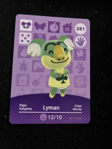 Carte amiibo animal - amiibo, crossing