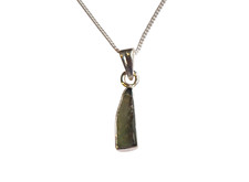 Pendentif Moldavite Argent -