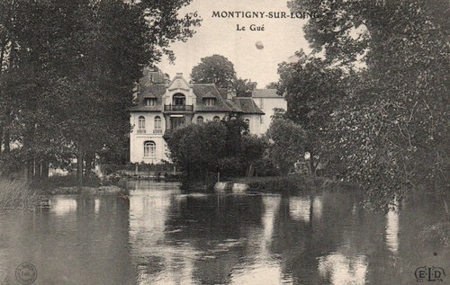 Cpa montigny sur loing - montigny,