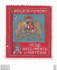 Vignette militaire delandre - Italie - Brigatta Piemonte - 1636