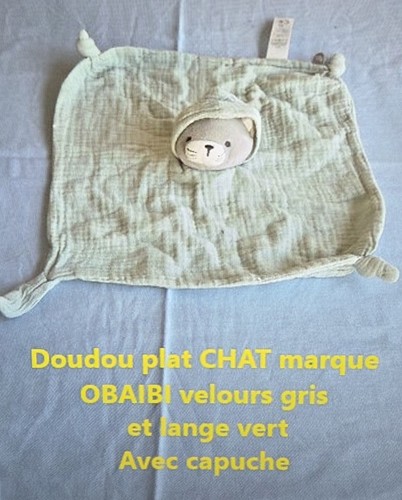 Doudou obaibi chat ours - doudou,