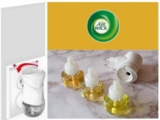 AIRWICK ? 3 RECHARGES 150 JOURS ? HUILES ESSENTIELLES ♨️ DIFFUSEUR MURAL