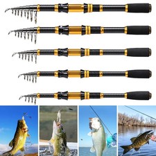 Pour diverses espèces de poissons canne à pêche portable renforts et anneaux