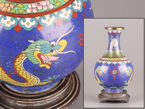Ancien vase chinois bronze - en,