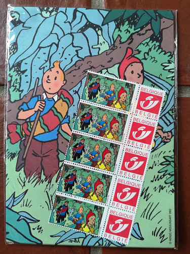 Tintin set écriture le - tintin,