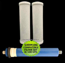 GE SmartWater Reverse Osmosis GXRM10G Compatible Filter and Membrane Set 100 GPD