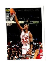 1994-95 Collector's Choice Michael Jordan #240 "He's Back" GOLD STAMPED Rare HOF