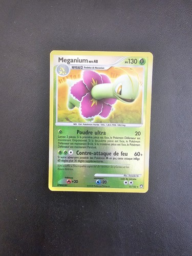 Carte pokémon meganium 123 - carte,