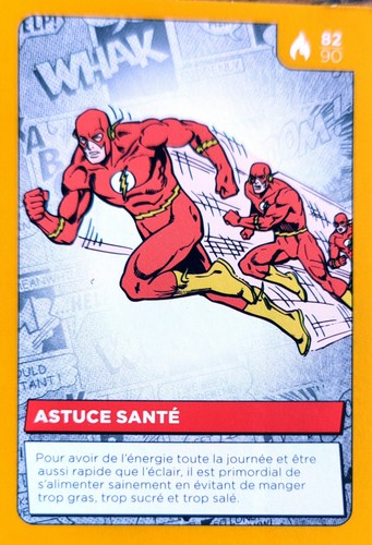 Carte auchan comics 82 - dc,