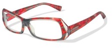 Lunettes de vue rouges gris