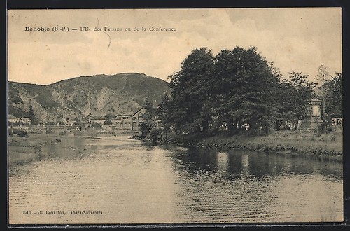 Cpa béhobie l île - cpa, l´Île