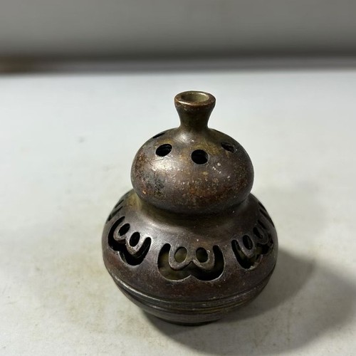 Vintage mini gourd incense - gourd,