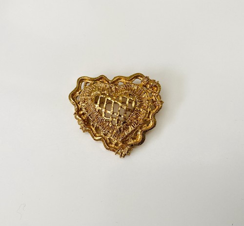 Broche baroque couture - , cœur