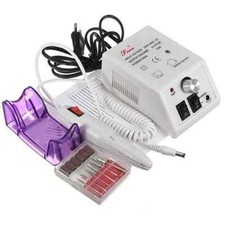 Machine Manucure ongles electrique Kit Complet Ponceuse Pédicure 6 embouts