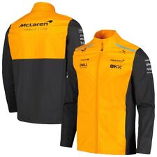 Men's Orange McLaren F1 Team 2024 Softshell Full-Zip Jacket