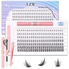 Kit Extension Cils 168pcs Faux Cils Individuel avec Lash Bond and Seal 8-16mm...