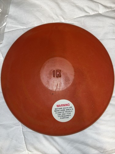 1kg red rubber - discus, girls