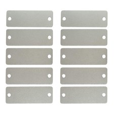 Lot de 25 plaquettes vierges