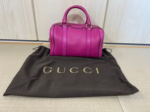 Sac gucci boston rose rouge - gucci,
